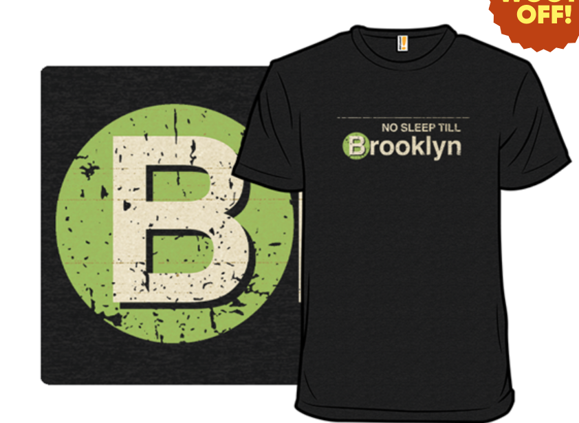 NO SLEEP TIL BROOKLYN OR BITCOIN - BEASTIE BOYS NEW MENS T SHIRT MULTIPLE SIZES